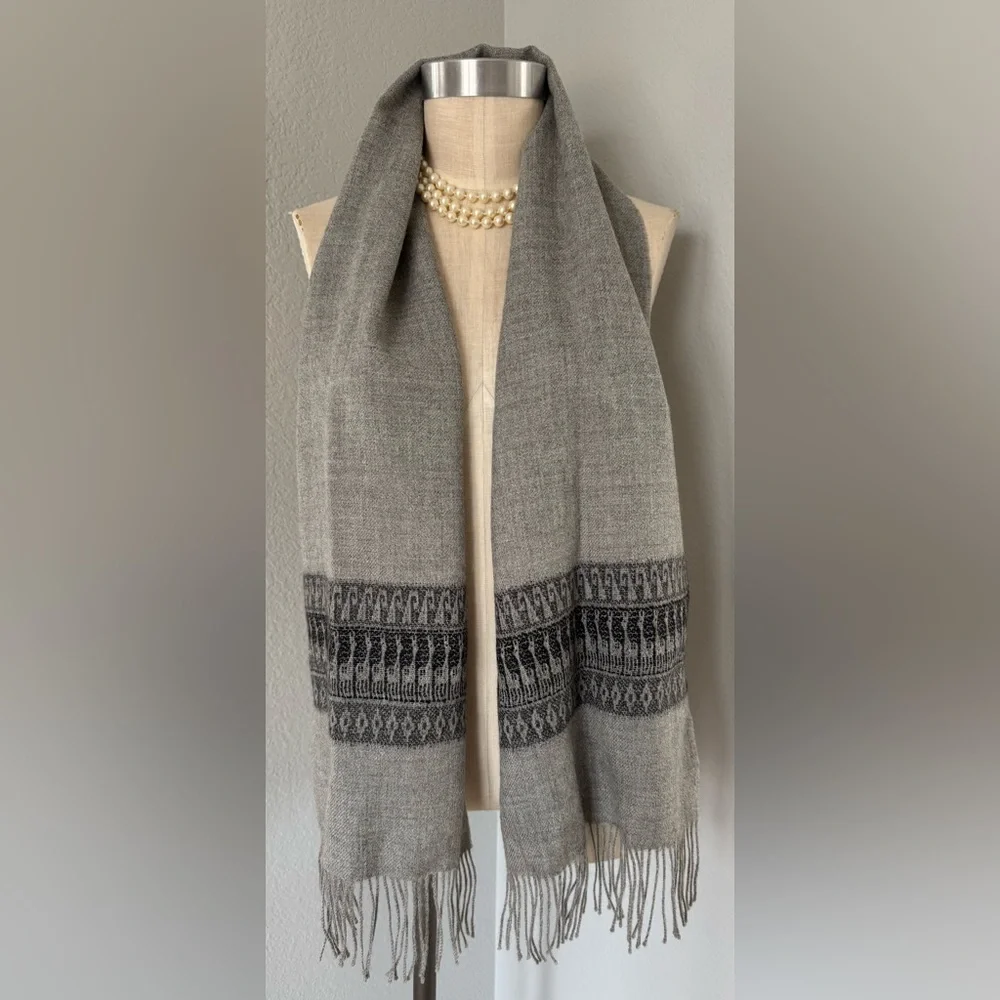 100% Baby Alpaca Peru Scarf 64”x12”